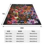 Cute Five Nights At Freddy's Blankets for Girls Boys Throw Cartoon Blanket Super Warm Soft Plush Lightweight Fleece Flannel Blanket Christmas Birthday Winter Sofa Bedding Blanket 40x30In - View 2