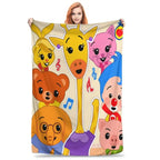 Plim Plim Blanket Cozy cartoon blanket with Plim Plim enjoying a fun circus ride, flannel material makes it perfect for chilling Children's Blankets - View 20