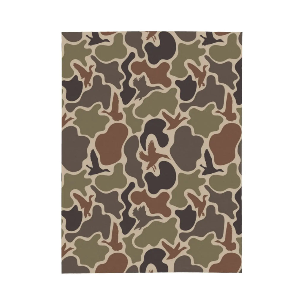 Vintage Duck Camo Blanket Retro Hunting Style Camouflage Throw for hunters outdoor Car Travel Home Gift for Men Women Adults - View 9