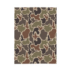 Vintage Duck Camo Blanket Retro Hunting Style Camouflage Throw for hunters outdoor Car Travel Home Gift for Men Women Adults - View 9