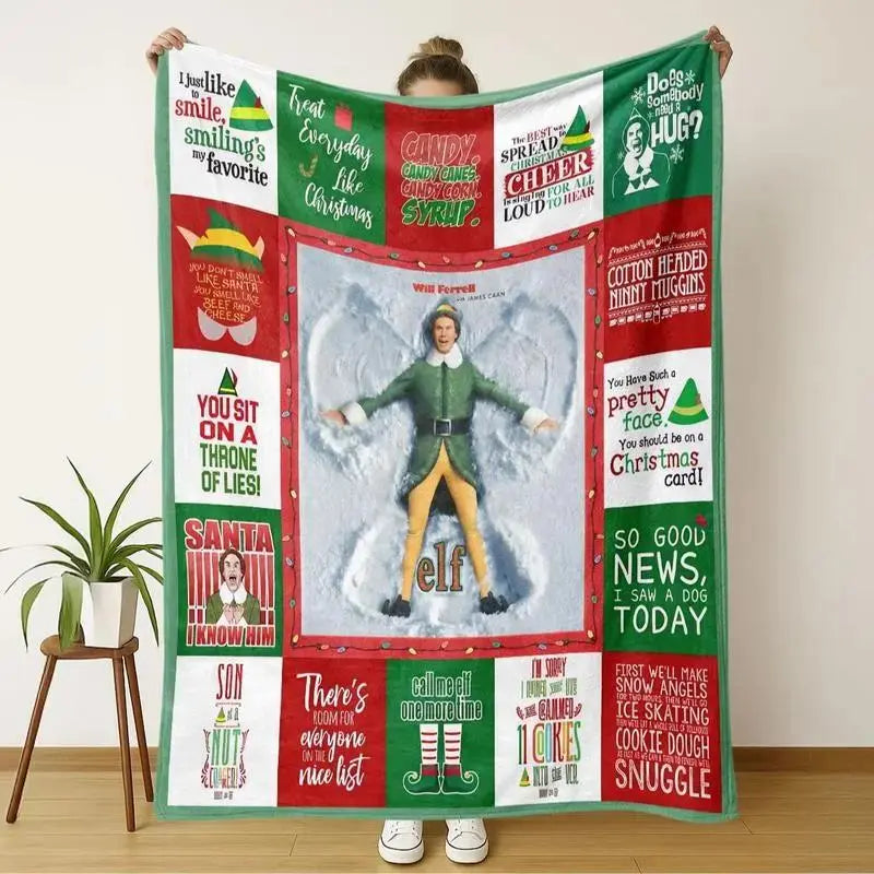 National Lampoon's Christmas Vacation Premium Fleece Mink Sherpa Blanket - Griswold Family, Clark Griswold Themed, Wrinkle Resistant, Super Soft Home Room Decor, Thanksgiving Gift for Child, Sizes 30x40in,40x50in,50x60in,60x80in (Baby Option) - View 8