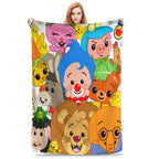 Plim Plim Blanket Cozy cartoon blanket with Plim Plim enjoying a fun circus ride, flannel material makes it perfect for chilling Children's Blankets - View 16