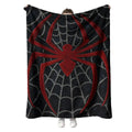 Spider Web Pattern Flannel Blanket Soft Skin Friendly Warm Cozy Throw Blanket Gothic Halloween Style Lightweight Bedding Blanket for Bed Sofa Couch Bedroom Living Room Nap Home Decor Birthday Gift - View 7
