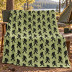 Funny Big Foot Sasquatch Gifts Blanket, Bigfoot Blanket for Men Women, Funny Birthday Unique Sasquatch Gifts, Vintage Flannel Throws Blanket for Bed Sofa Car, Gift for Him, Printed on One Side, Cozy Throw Blankets,Halloween Christmas Gift - View 7