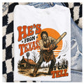 Texas Movie Graphic T-Shirt - Halloween Regular Fit Tee, Spooky Season Fan Top - View 4