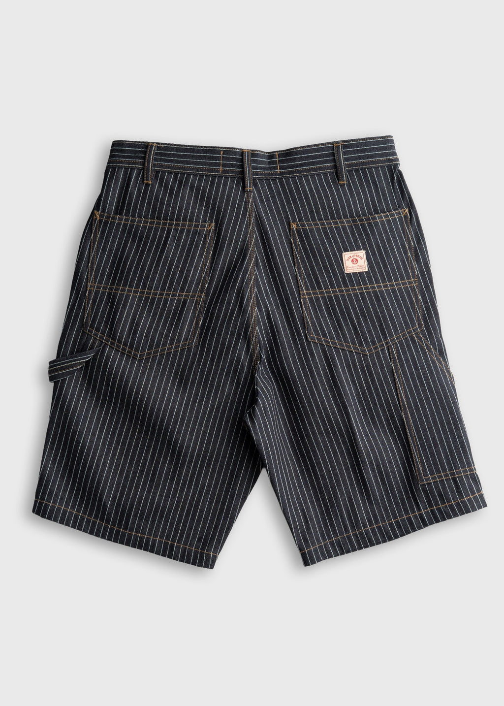 Dennis Striped Denim Short