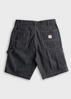 Dennis Striped Denim Short