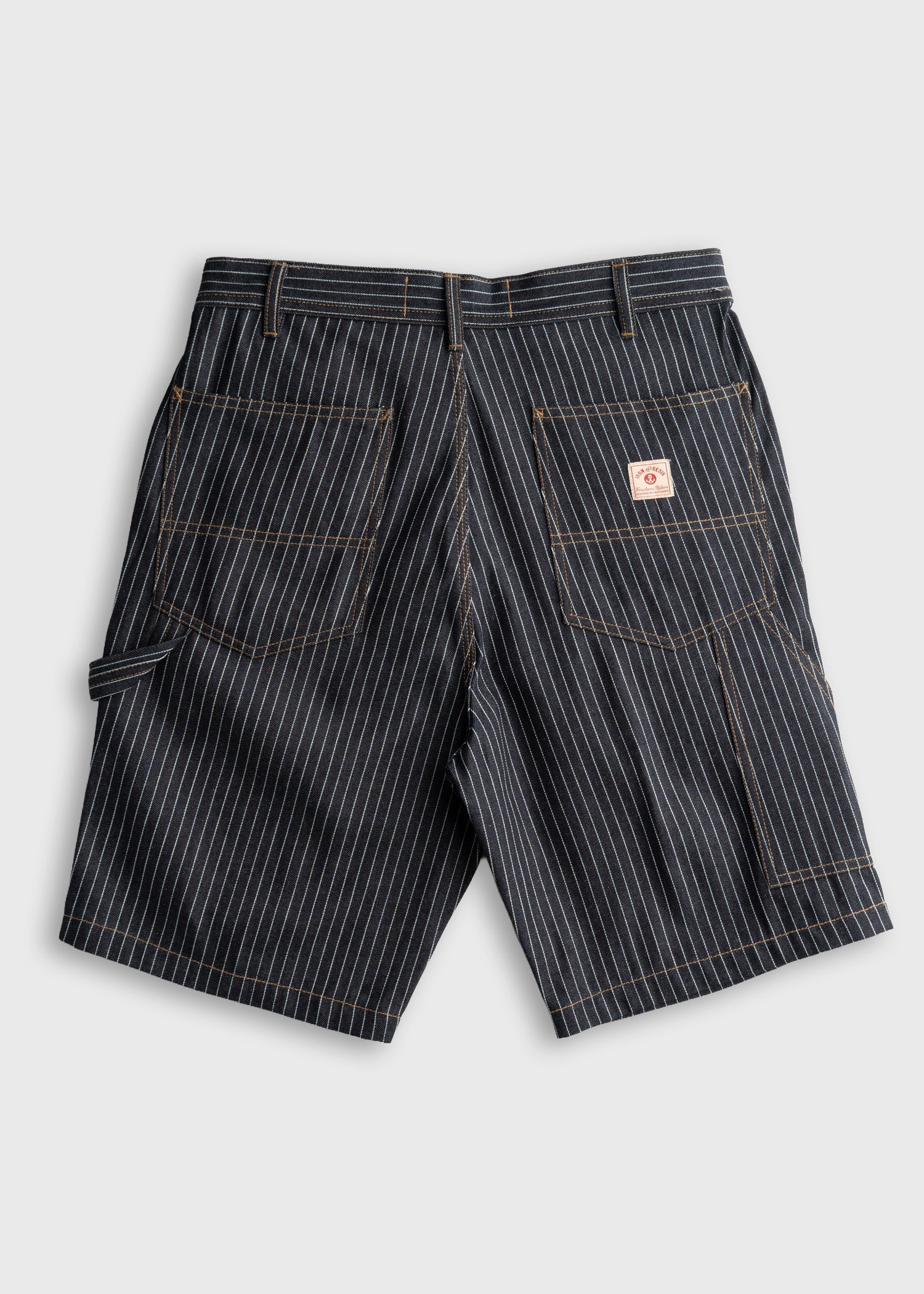 Dennis Striped Denim Short