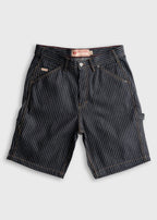 Dennis Striped Denim Short