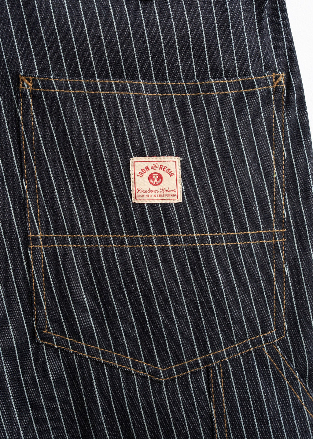 Dennis Striped Denim Short