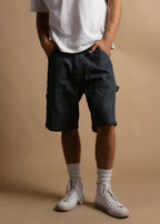 Dennis Striped Denim Short