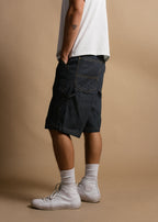 Dennis Striped Denim Short