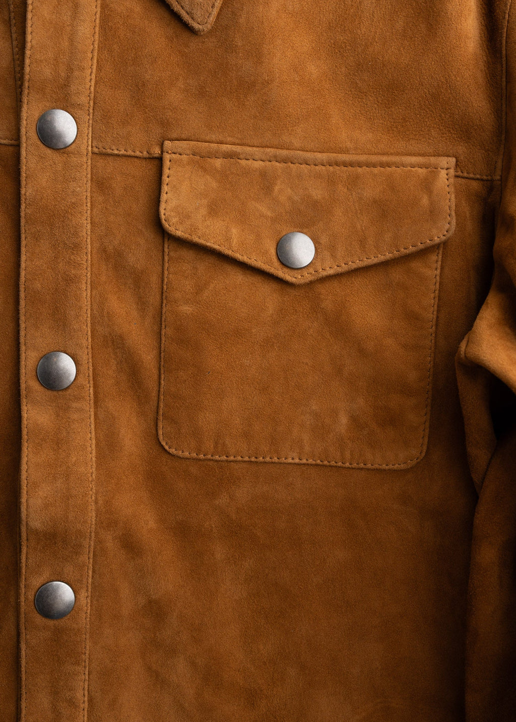 Goat Suede Roughneck Over Shirt
