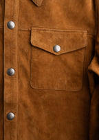 Goat Suede Roughneck Over Shirt