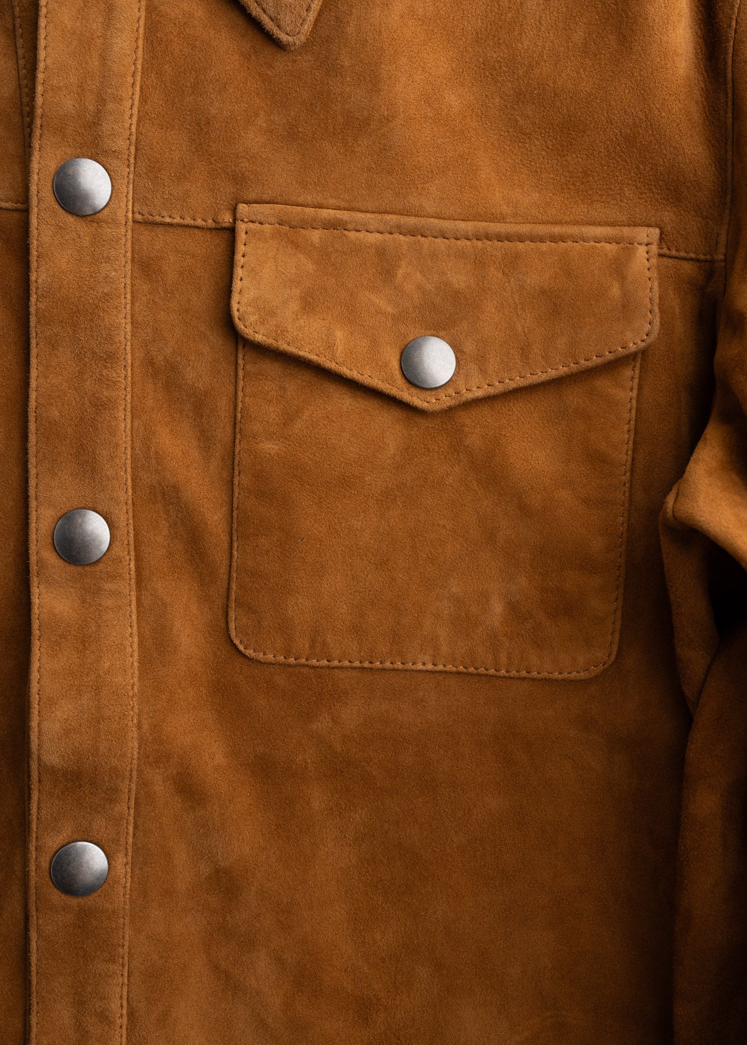 Goat Suede Roughneck Over Shirt