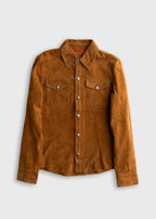 Goat Suede Roughneck Over Shirt
