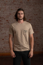 Here For The Beer Pocket Tee