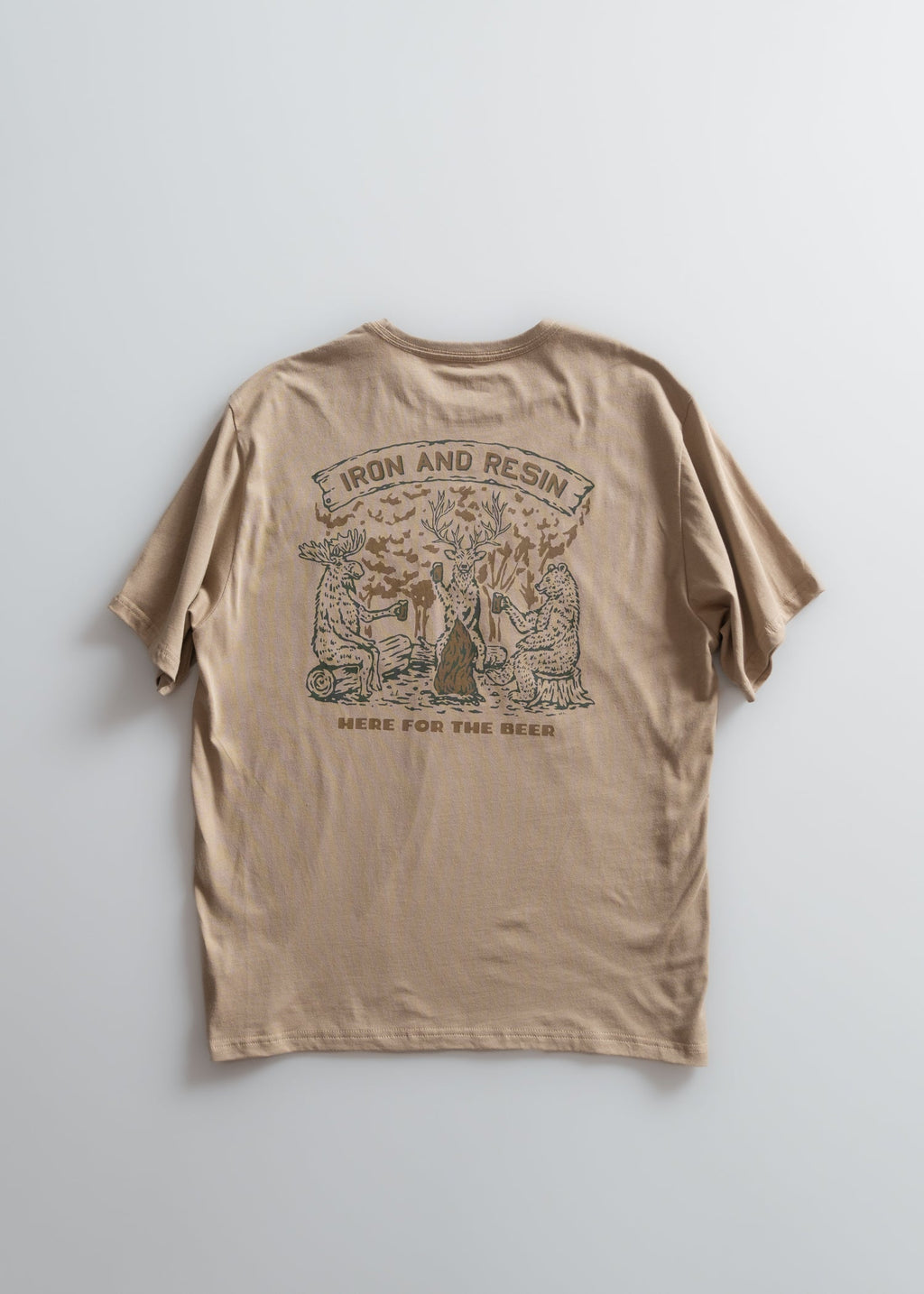Here For The Beer Pocket Tee