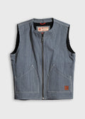 Highland Vest - Hickory Stripe