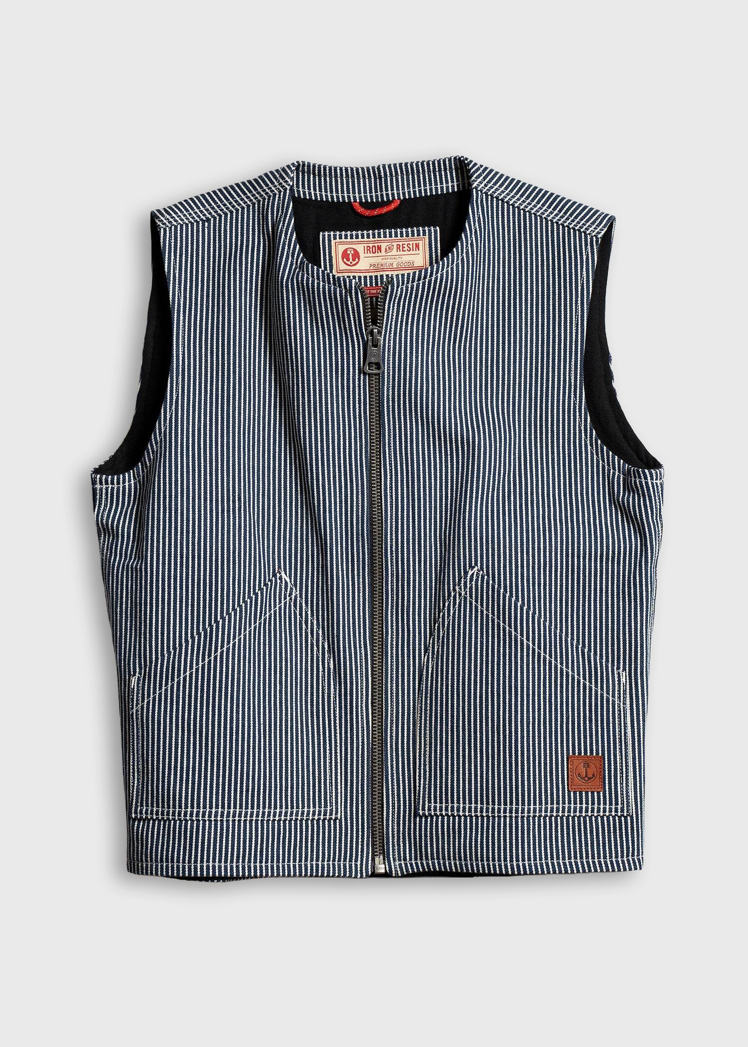 Highland Vest - Hickory Stripe