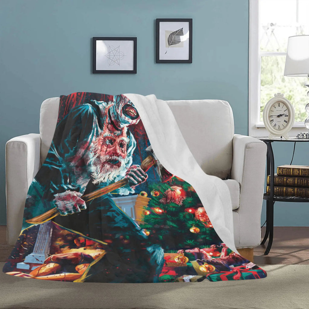 Horror Movie Blanket Ultra-Soft Micro Fleece Blanket Comfortable Air Conditioning Blanket Halloween Decoration Gifts Blankets for Bed Couch Chair Living Room horror blanket soft comfortable - View 2