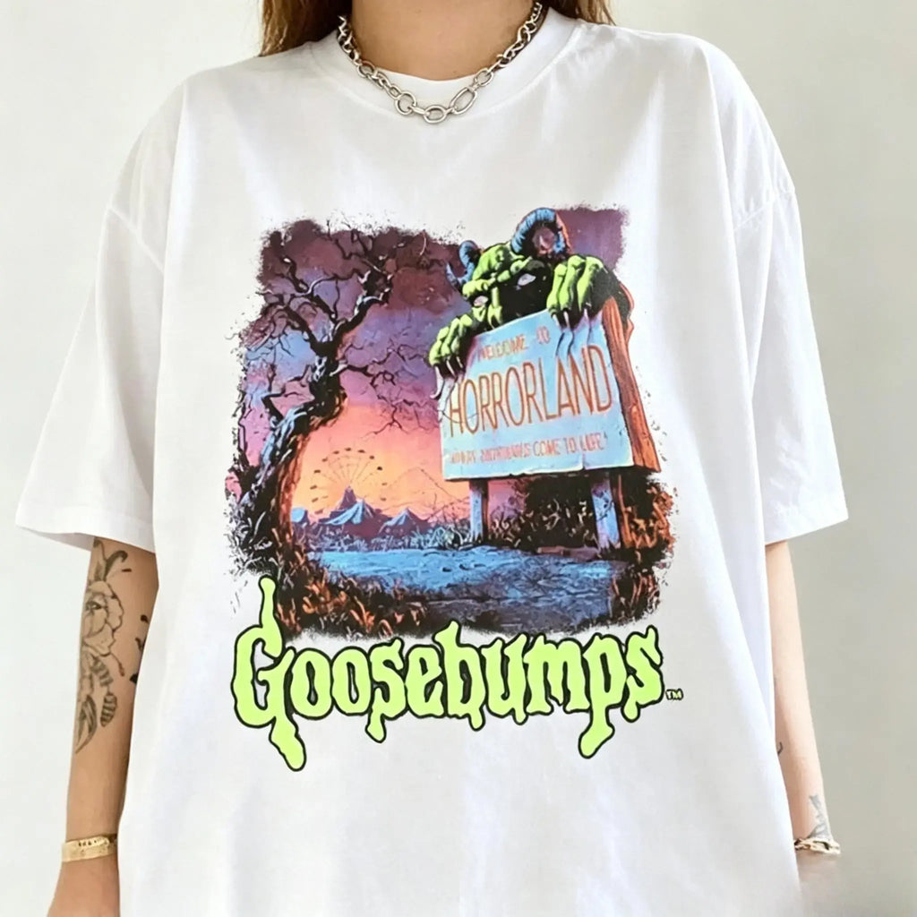 Goosebumps Shirt Vintage Halloween Funny Ghost Tee
