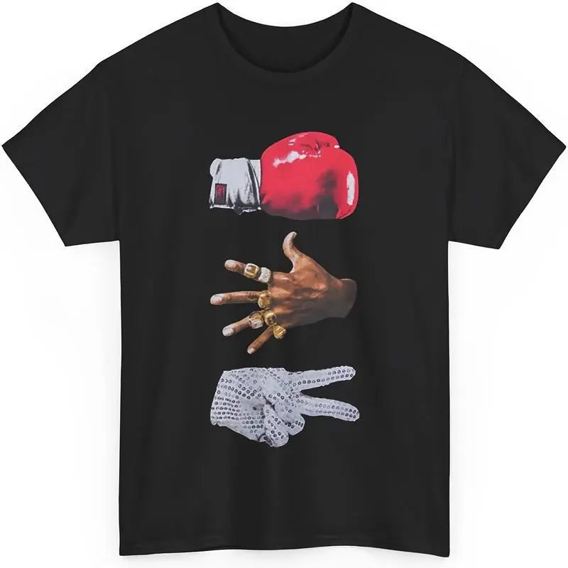 3 Mikes Graphic Tee Men's - Jordan Tyson Jackson Vintage T-Shirt, 90s Inspired Oversized Short Sleeve Streetwear Soft Cotton Menswear