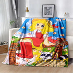 2025 New Style Candy Candy Girl Cartoon Anime Soft Plush Blanket,Flannel Throw Blanket Polyester Blanket for Living Room Bedroom Sofa Kid Gift - View 4