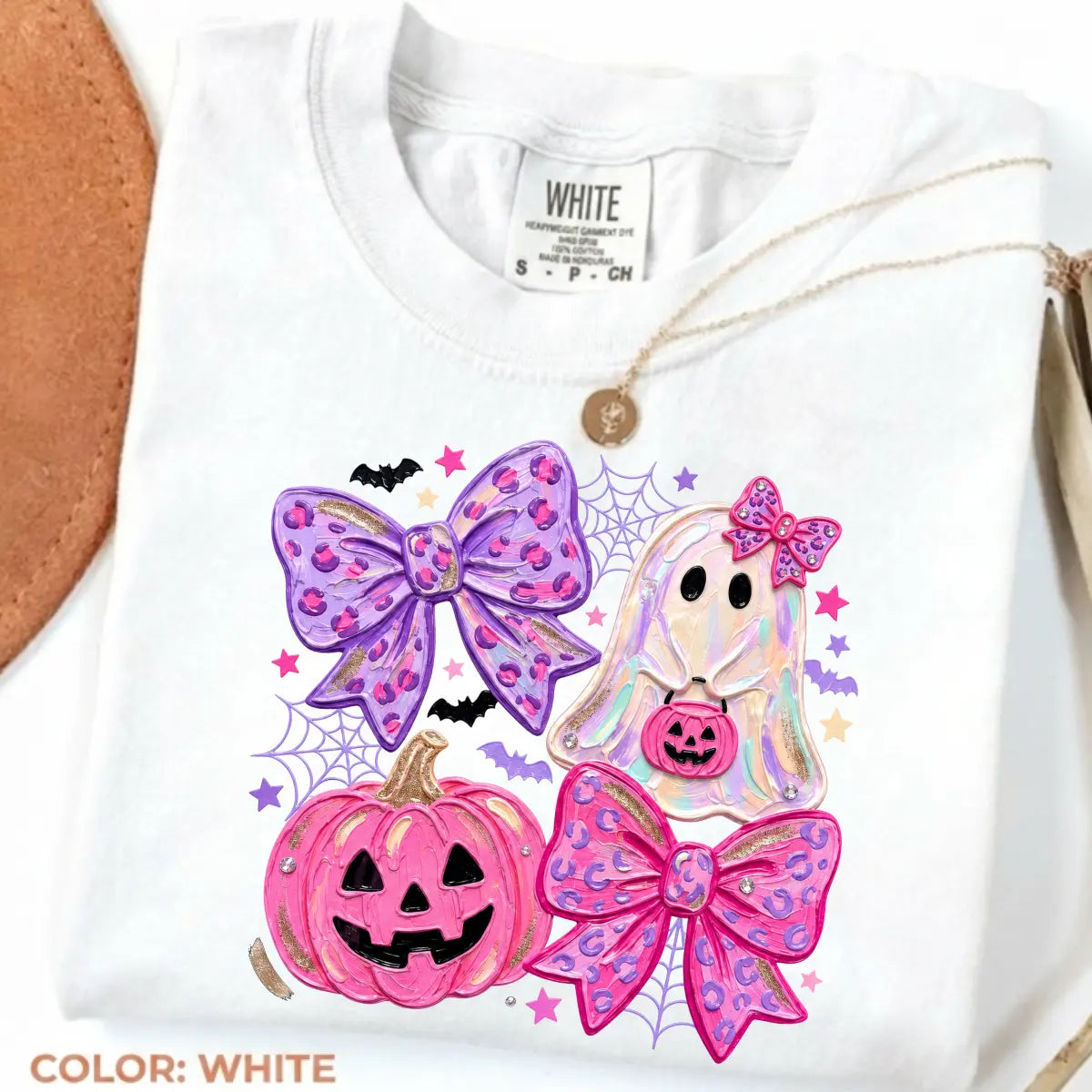 Comfort Colors Preppy Ghost Coquette Shirt Cotton Tee