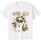 Boo-JEE Cute Ghost Boujee for Women Halloween T-Shirt casual short-sleeve top