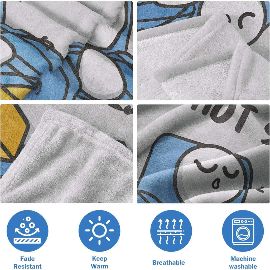 【Father's Day】Funny Birthday Gift for Dad Husband, Dad Is Not Sleeping Flannel Blanket, Fathers Day Dads Gifts From Daughter Son, Super Soft Throws Blanket for Couch and Napping - View 4