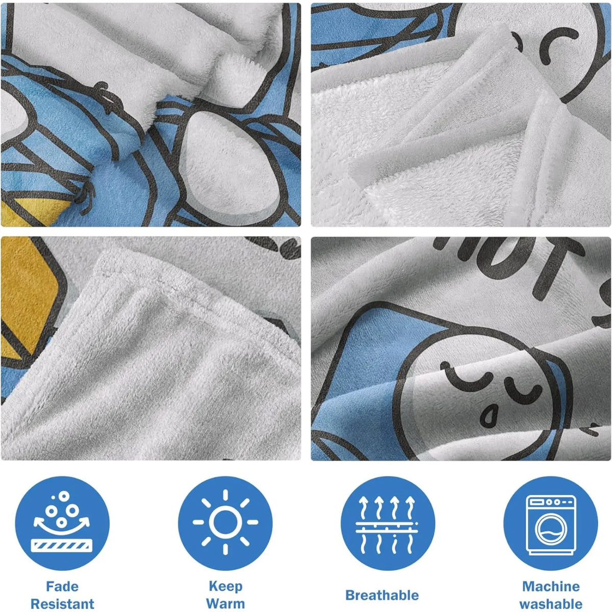 【Father's Day】Funny Birthday Gift for Dad Husband, Dad Is Not Sleeping Flannel Blanket, Fathers Day Dads Gifts From Daughter Son, Super Soft Throws Blanket for Couch and Napping - View 4