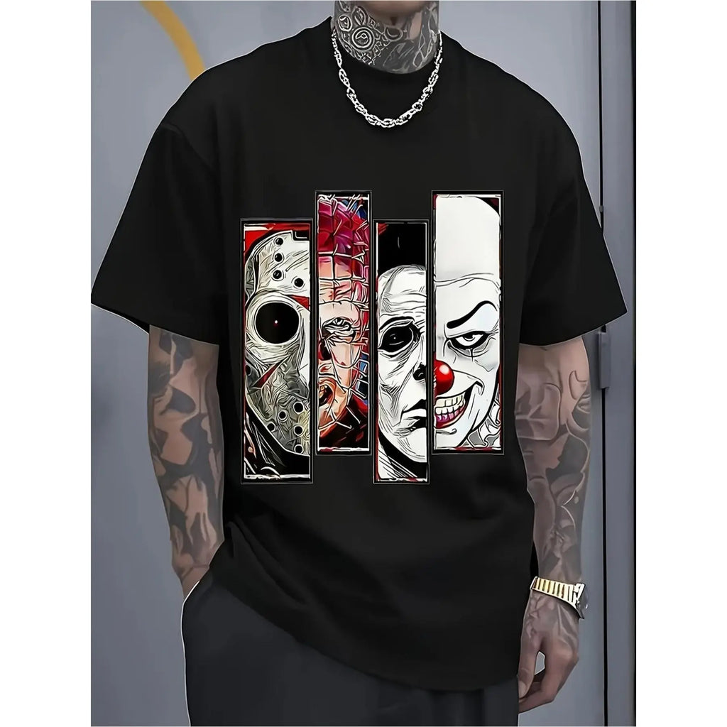 Lirae Horror Movie Halloween Shirt Cotton Tee Black