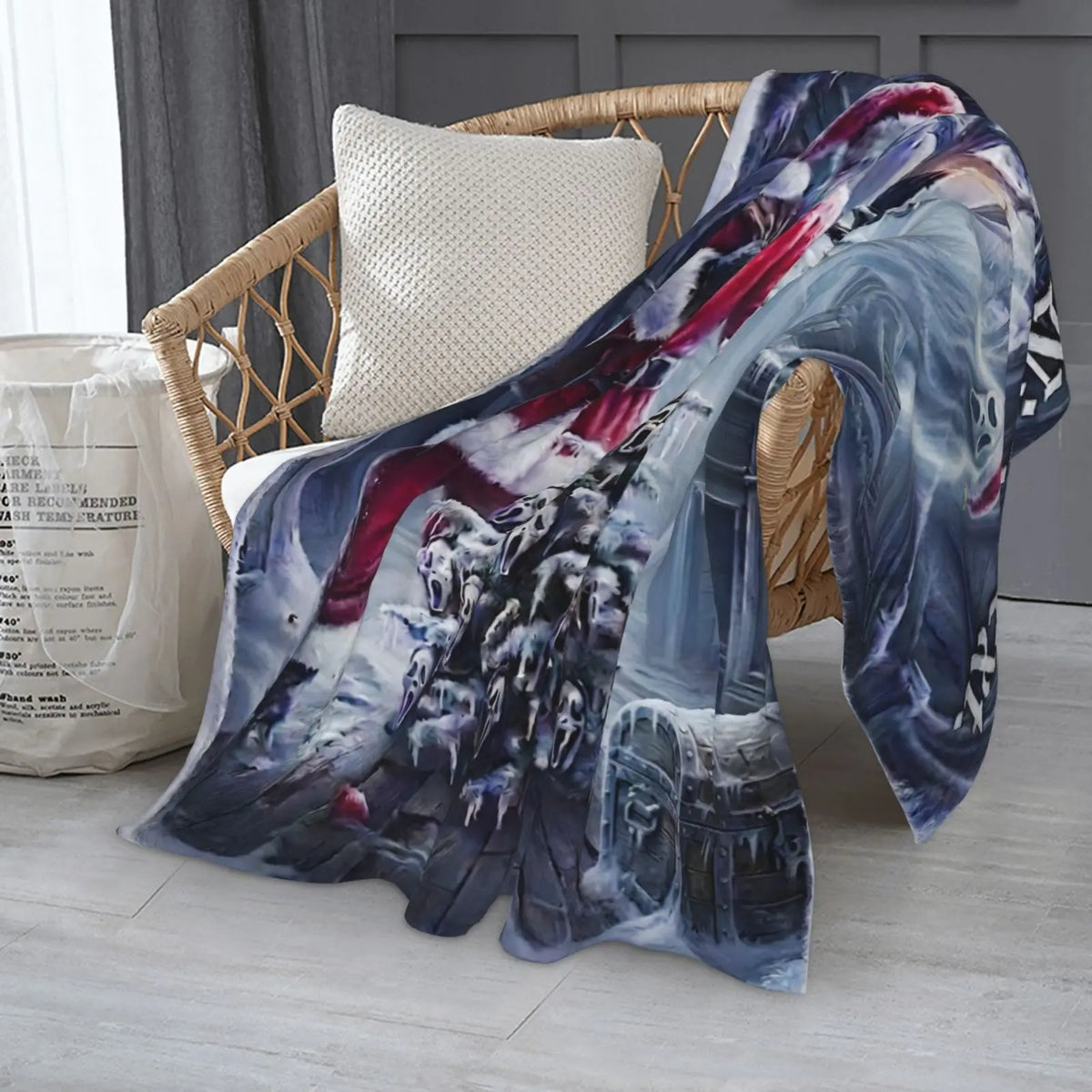 Halloween-M Blanket All Season Sofa Bedroom Chairs Dorm Couch Camping Soft Warm Cozy Bed Fleece Throw Gift for Men Women Boy Girl - View 12