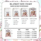 Christian Print Throw Blanket - Fluffy, Soft Cozy Cartoon Printed Jesus & Kids Design, Ultra Plush Lightweight, Floral Scripture, Machine Washable Blanket for Bed, Christmas Easter Gift - View 8