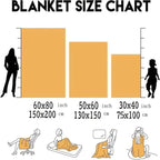 Cute Highland Cow Pattern Flannel Fleece Blanket, Soft Warm Nap Throw for Sofa & Bed, Lightweight Cozy Blanket for Home & Office, Multifunctional Fluffy Blanket, Decorative Gift #GLOBAL PICKS - View 4