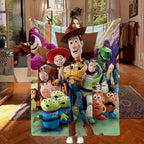 [SummerVibes] DISNEY CLASSIC Toy Story Blanket, Soft Double-Sided Polyester Shawl for Boys and Girls, Perfect Birthday Gift - View 1