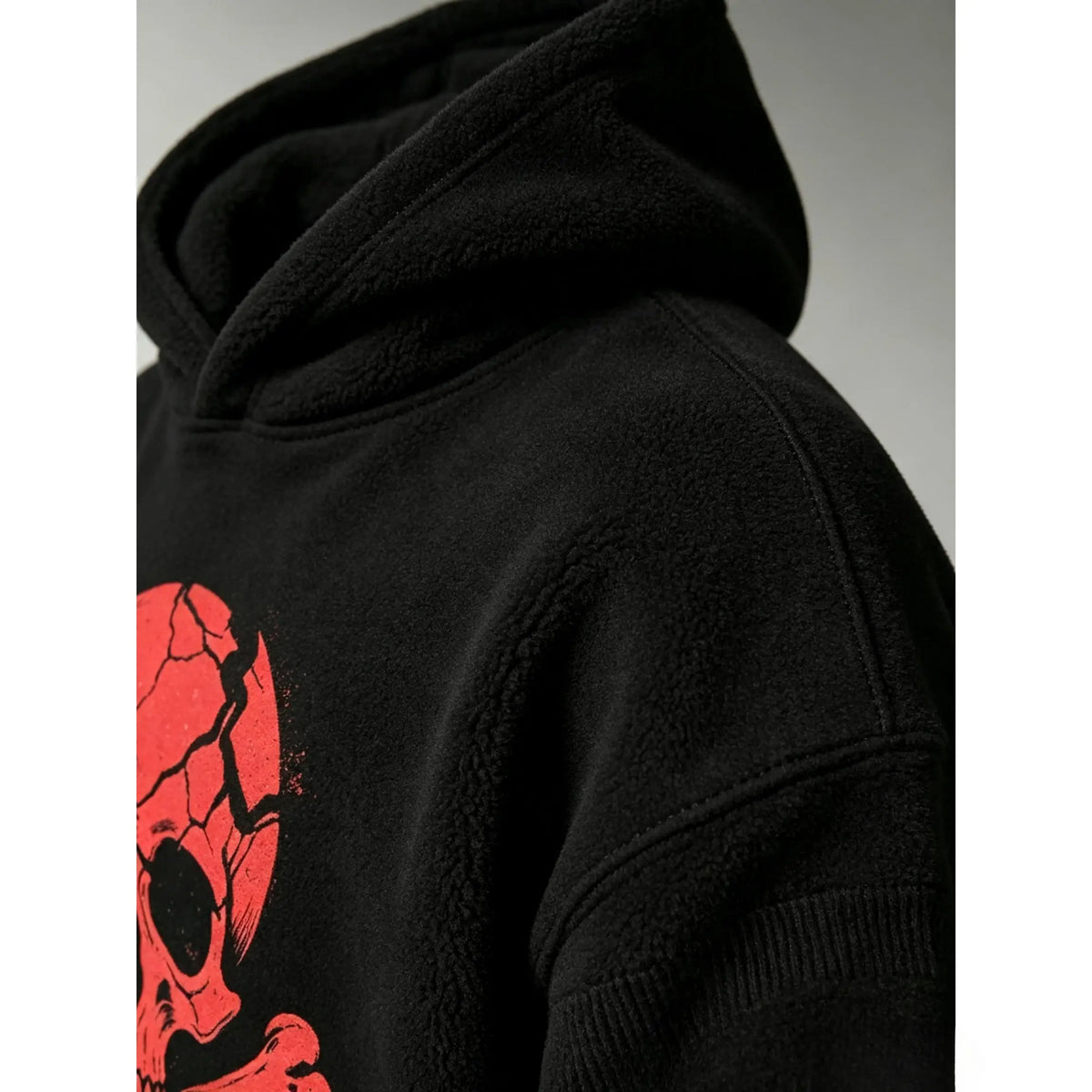 Men's Demon & Angel Print Hoodie, Warm and Comfortable Goth Sweatshirt for Fall & Winter, Casual Wear, Suitable for Wearing Alone or Layering, Graphic Hoodies, Gothic Printed Hoodie, Gothic Style Hoodie, Hooded Sweatshirts