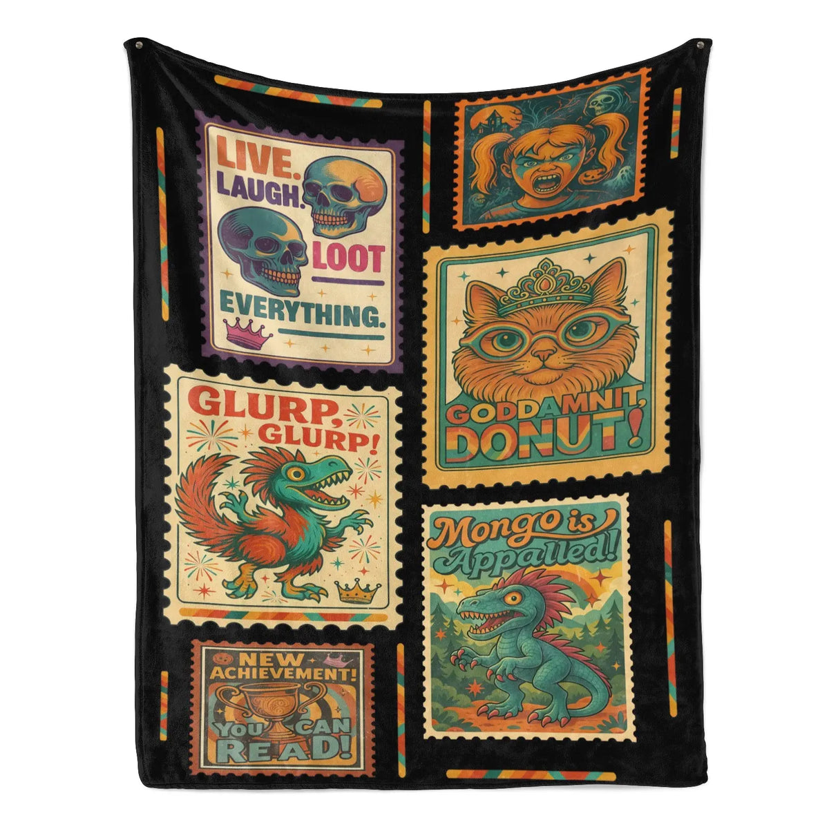 Dungeon Crawler Carl Flannel Throw Blanket Soft Funny Throw Blanket Cozy Lightweight Plush Portable Cover Blanket For Sofa,Warm Gift For Birthday,Christmas,Multiple Blanket - View 10