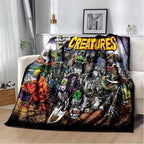 Soft Funny Throw Blanket M-Monster Jam Flannel Blanket - Soft and comfortable, with fashionable print design, suitable for daily use and gift giving (birthdays, Christmas, Thanksgiving) B-4 - View 14