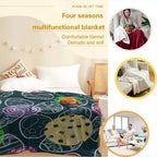 Christian Bible Jesus Soft Fleece Throw Blanket, 80x60 in, Christmas Plaid, Lightweight Warmth, Premium Textile for Home & Travel, Bedroom-Living Room Decoration - View 5