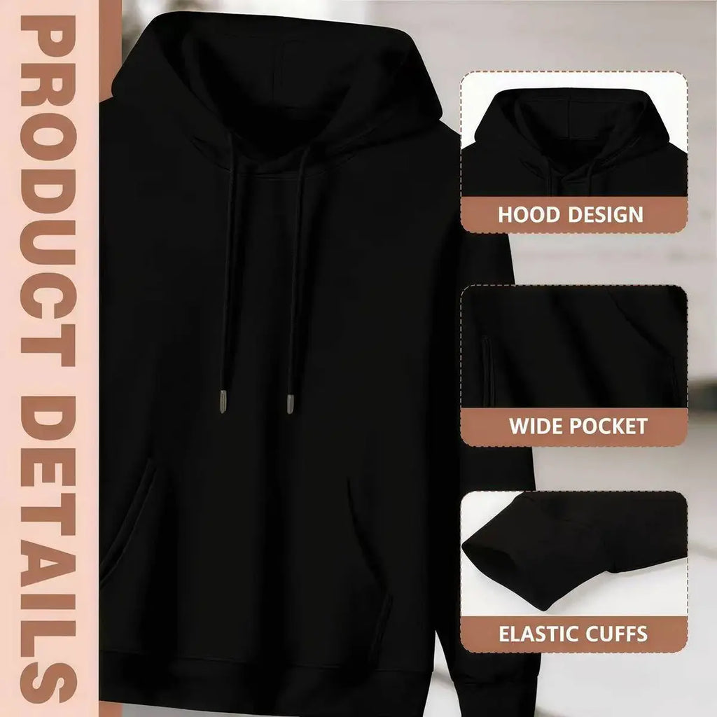 Men's Baggy Pullover Hoodie - Funny Spooky Skeleton Hands & Skull Messy Bun Graphic Print Classic Top, Soft Cotton Casual Alternative Ghost Style, for Party, Check Size Chart, Cute, Hand Wash, Do Not Bleach,sohochic