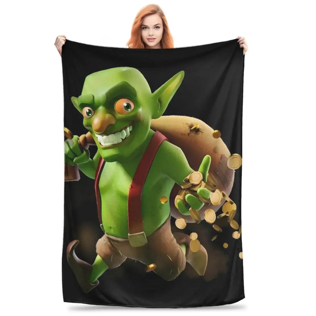 Clash Royale Game Super Soft Blanket Kids Plush Throw Blanket Street Trend Couch Bed Flannel Bedspread Sofa Bed Cover Christmas gift Dream Weave Home - View 17