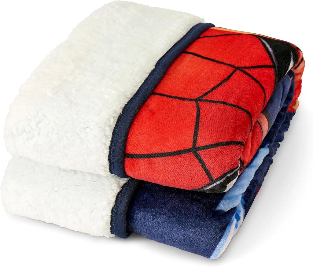Marvel Spider-Man Blanket Crouched Action Stance 60 x 80" Silk Touch Back Throw - View 4