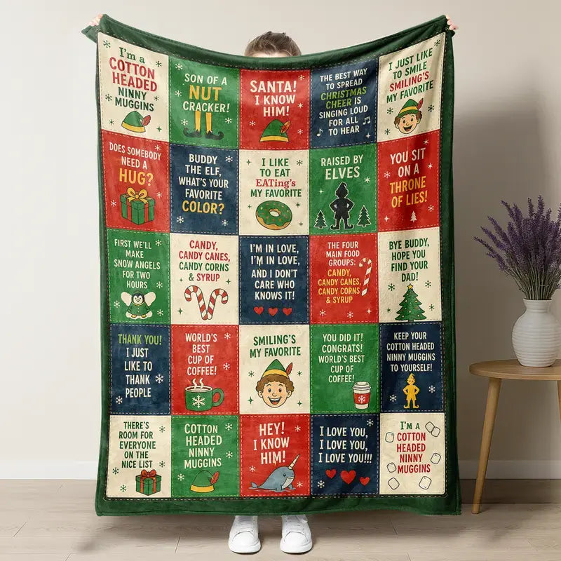 National Lampoon's Christmas Vacation Premium Fleece Mink Sherpa Blanket - Griswold Family, Clark Griswold Themed, Wrinkle Resistant, Super Soft Home Room Decor, Thanksgiving Gift for Child, Sizes 30x40in,40x50in,50x60in,60x80in (Baby Option) - View 10