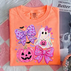 Comfort Colors Preppy Ghost Coquette Shirt Cotton Tee