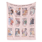 Studio Ghibli Anime Blanket Soft Funny Throw Blanket Cozy Lightweight Plush Portable Cover Blanket For Sofa,Warm Gift For Birthday,Christmas,Multiple Blanket - View 4