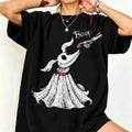 Zero Dog Boop Skeleton Hand Funny T-Shirt, Halloween Trip Tee, Nightmare Before Christmas Matching Shirt - View 8