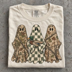 Hunting Season Ghosts Comfort Colors Camo Mallard Tee