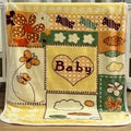 50x40 Small Cute Blanket - Small Super Soft Luxury Teddy Bear, Giraffe, Monkey Patterns - Cozy Setup, Warm Aesthetic, Elegant Design - Versatile Watch Party Use, Affordable Bedding Essential - View 11